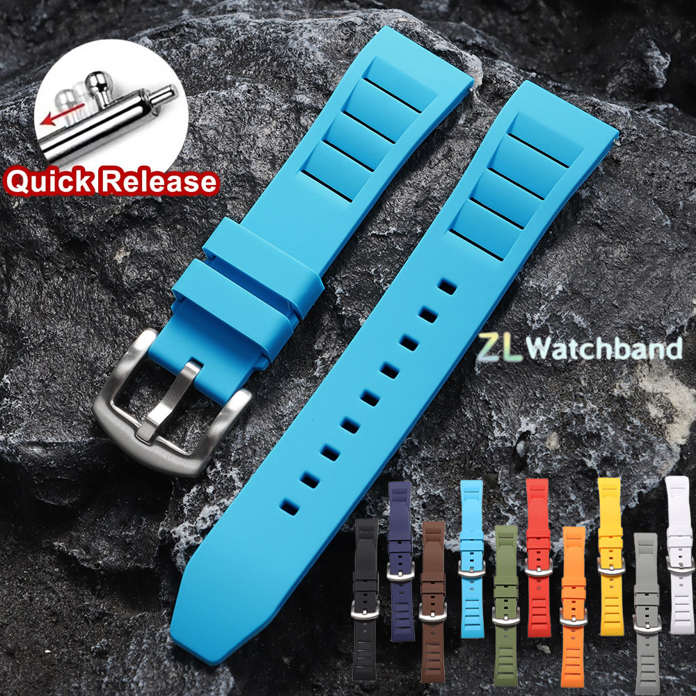 Rubber Strap Diver - Yeni Tasarım Kauçuk Saat Kayışı 20mm