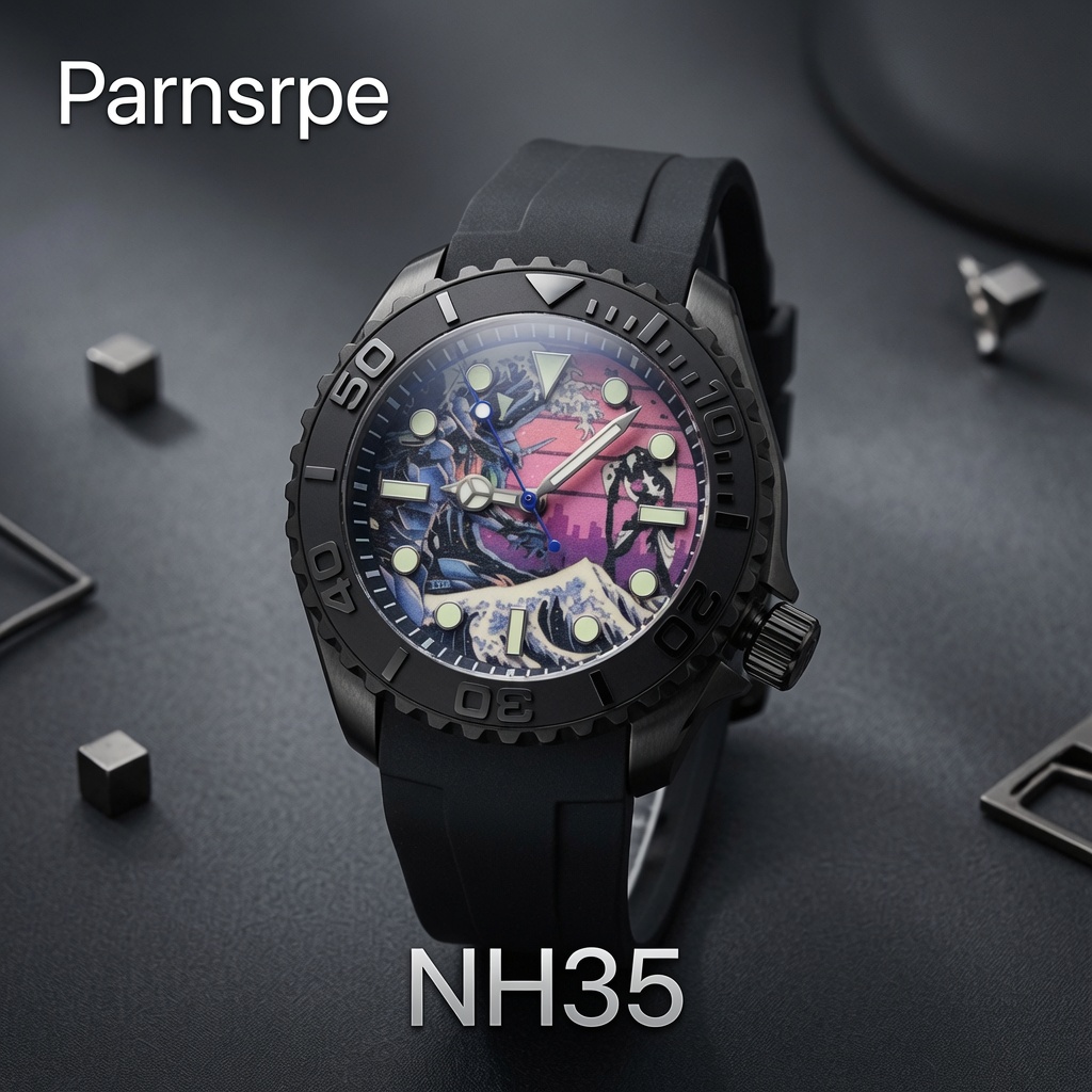 Cartier Watch Santos - parnsrpe C NH35 Erkekler için Otomatik