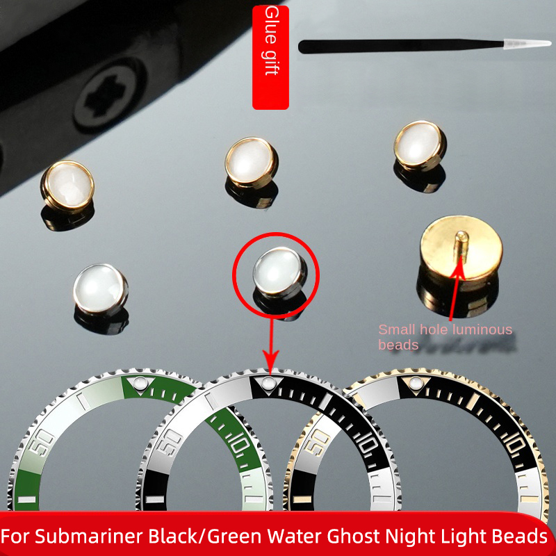 Rolex Watch Submariner - Rolex Submariner için Aydınlık Boncuk Yeşil