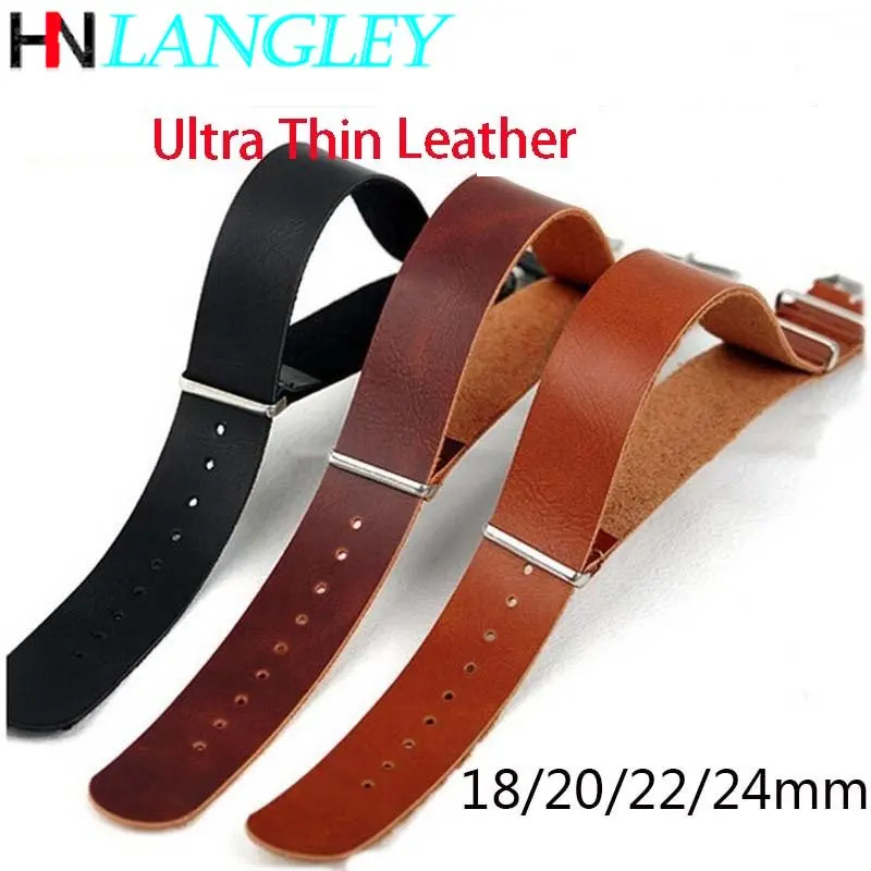 Ultra ince deri saat kayışı ka - Nato Strap Nylon incelemesi ve fiyatı