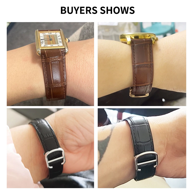 Cartier için 18 20 22 23mm kor - Cartier Watch Santos incelemesi ve fiyatı