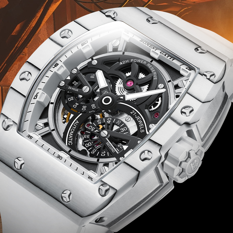 BONEST GATTI Erkek Mekanik Saa - Rubber Strap Diver incelemesi ve fiyatı