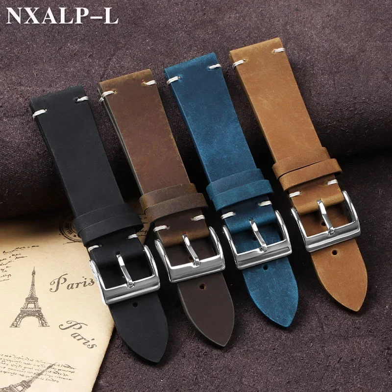 Vintage Yağ Balmumu Deri saat  - Nato Strap Nylon incelemesi ve fiyatı