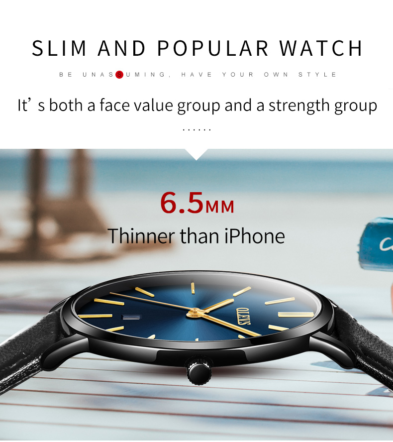 Orijinal OLEVS Quartz saat Erk - Leather Watch Band Men incelemesi ve fiyatı
